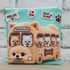 ワンコ様 ご確認用】❤フラットポーチ❤小物ポーチ❤ポメラニアン 