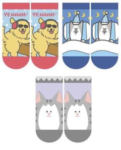 まめきちまめこ　靴下　3足組のサムネイル