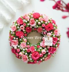 フラワーリースNO.500＊ 29cmのサムネイル