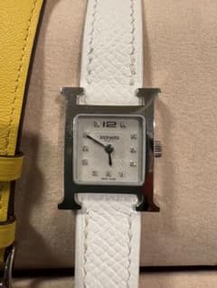 HERMES Hウォッチミニ 21mm MOP文字盤ダイヤインデックス - メルカリ