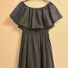 MARIHA別注 2way オフショルダー マキシ丈 黒 MARIHA別注 2way オフショルダー マキシ丈 黒 - メルカリ