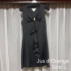 Jus d'Orange◇ノースリーブ ドレス ブライダル ブラック Lのサムネイル
