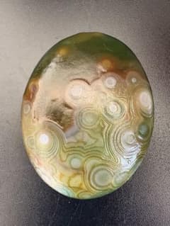 ❤️究極品質　超希少幻の逸品 天然模様＊色　ゴビアゲート　天眼　ゴビ　瑪瑙　原石 ❤️ 買い得 44g 希少 綺麗 ✳多彩 ゴビ瑪瑙 ゴビアゲート 天眼 天然石