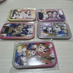 【バラ売り可】ラブライブ！ μ's スクエア缶バッジ 5種セット くじ引き堂のサムネイル