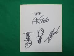 THE ALFEE アルフィーの直筆サイン色紙 - メルカリ