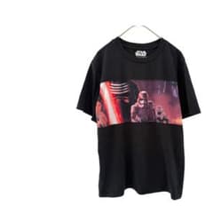 스타 워즈 반소매 티셔츠 프린트 LG 블랙 STARWARS