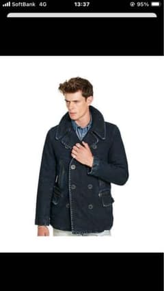 Denim&Supply RalphLauren デニムピーコート　激レアのサムネイル