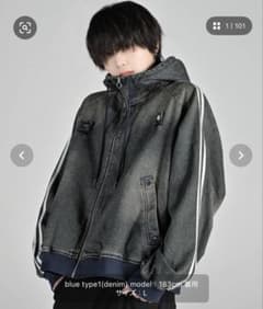 ADRER ラインスリーブトラックジップパーカージャケット - メルカリ