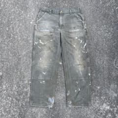 Carhartt B136 MOS 鬼フェード ダブルニー ボロ リペア有 - メルカリ