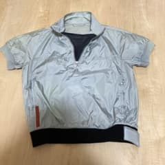 PRADA プラダスポーツ ナイロン メッシュ カットソー トップス 40 PRADA プラダスポーツ ナイロン メッシュ カットソー トップス 40