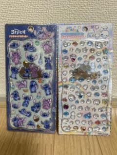 スティッチ あわわちゃん プチドロップステッカー 2点セットのサムネイル