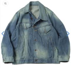未使用KolorBEACONアシンメトリーデニムジャケット2 ¥73500ブルー 未使用KolorBEACONアシンメトリーデニムジャケット2 ¥73500ブルー