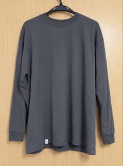 【美品】ワークマン ヒートアシスト 長袖 Tシャツ ロンT インナー M グレー
