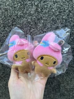 サンリオ マイメロディ ぬいぐるみ ホルダー　マイメロ2個のサムネイル