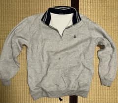 NAUTICA ハーフジップ スウェット グレー Mのサムネイル