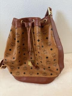 MCM 巾着型 ショルダーバッグ ブラウンのサムネイル