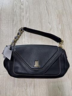 LANVIN レザー ショルダーバッグ 黒のサムネイル