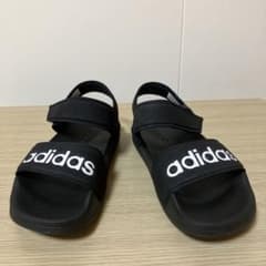 adidas ブラック サンダル 20cmベルト付きのサムネイル