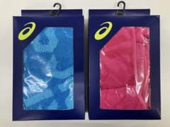 asics 아식스 자카드 페이스 타올 2장 세트