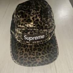 Supreme Leopard Velvet Camp Cap Oliveのサムネイル