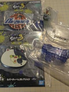 Splatoon 3 Ichiban Kuji Rubber Charm Weapon Figure Set