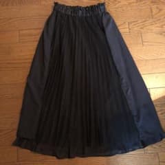 マジェスティックレゴン サテン&シフォンプリーツスカートのサムネイル