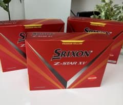 SRIXON Z-STAR XV イエローゴルフボール 3ダース(都城市ロゴ入)のサムネイル