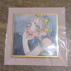 泡のように】豆色紙 オリジナル 手描き イラスト アナログ - メルカリ