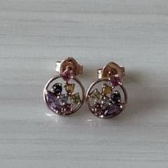 スタージュエリー10金カラフルストーンのピアス - メルカリ
