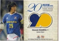 中村俊輔 2色パッチカード 20JP 1 2012 横浜F・マリノス - メルカリ