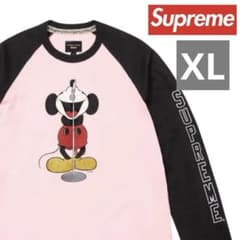 シュプリーム x ナンバーナイン x ミッキーマウス ラグラン L/S