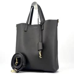 サンローラン トイ ショッピング トートバッグ YSL ロゴチャーム 2way