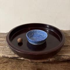 古備前　片口鉢　水差し　蓋付き　江戸時代骨董　アンティーク　懐石　茶道具　検李朝 古伊万里 吹き墨 筆洗い 小鉢 江戸時代 骨董 アンティーク 古道具 検