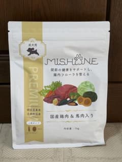 ミシュワン 国産鶏肉・馬肉入りドライフード 1kg - メルカリ