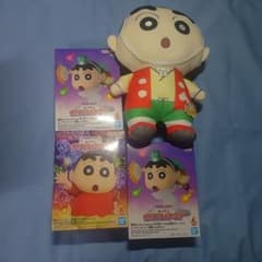 Crayon Shin-chan Figure Set (2 types) and Plush Toy Set