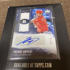大谷 翔平 ルーキーイヤー 直筆サインカード　ユニフォーム入りのサムネイル