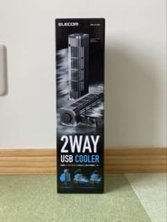 エレコム USB扇風機 [FAN-U177BK] PC・タブレット冷却台のサムネイル