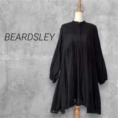 BEARDSLEY ビアズリー コットン ギャザー チュニック ブラック - メルカリ