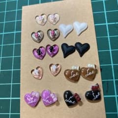 ハートデザインピアス セットのサムネイル