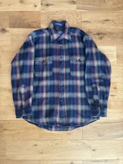PENDLETON 90sOUTDOORSMAN ウールチェックシャツ Mのサムネイル