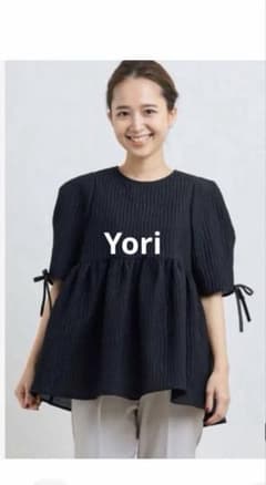 yori フクレフレアブラウス ブラック 36 - メルカリ