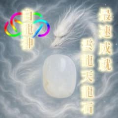 白龍神様宿る霊石☆宝くじ☆護符・曰く付き・呪物・占い・お守り・金運・座敷わらし