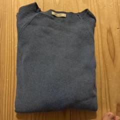 mily bilet リブニット 長袖 ブルー Mのサムネイル