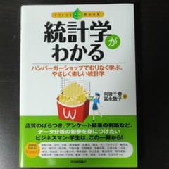 統計学がわかる : ハンバーガーショップでむりなく学ぶ、やさしく楽しい統計学のサムネイル