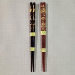 極上 輪島箸 天然木 黒朱2膳セット - メルカリ