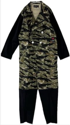 キン肉マンソルジャー オールインワン ツナギ サバゲー 迷彩 つなぎ L