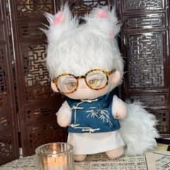 20cm 고장복 탕장 봉제인형 옷차림 전용 의상(왕이치하쿠, 초전) 빨강, 파랑