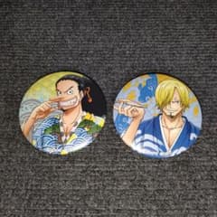 ONE PIECE 東京ワンピースタワー 和風缶バッジコレクション 2点セット