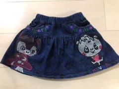 グラグラ デニムスカート kids 95cmのサムネイル