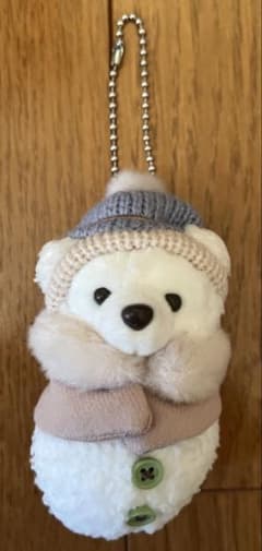 ★ダッフィー★シークレットオブスノーウィーデイ★雪だるま★ぬいぐるみチャーム★